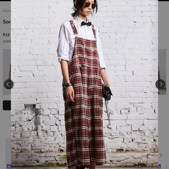 R13 jumbo dungarees overalls - Picture 4 of 9